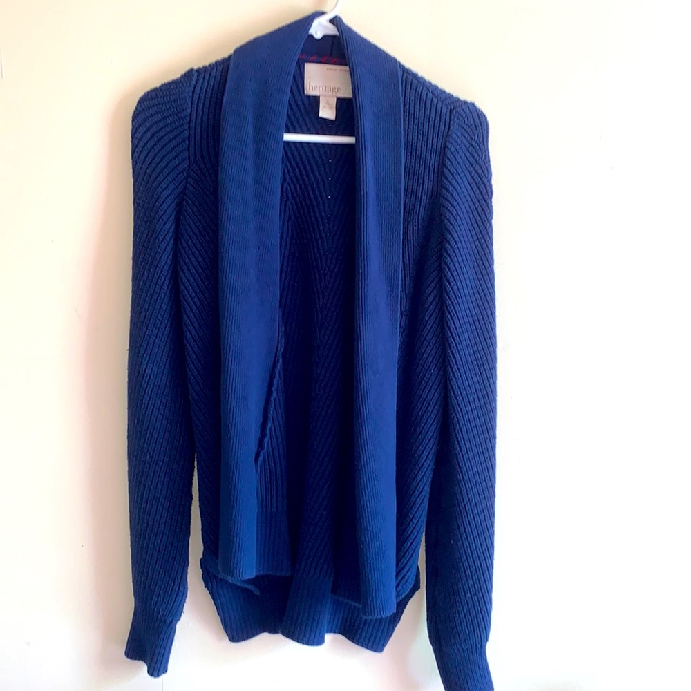 Banana Republic Blue Cardigan Sweater